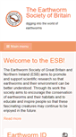 Mobile Screenshot of earthwormsoc.org.uk